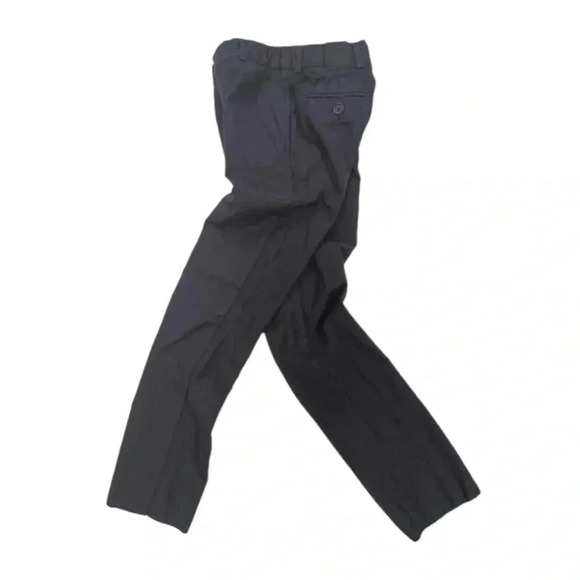 Brooks Brother 100% Wool Black  Dress Pants Trousers Size 8 - Picture 1 of 8